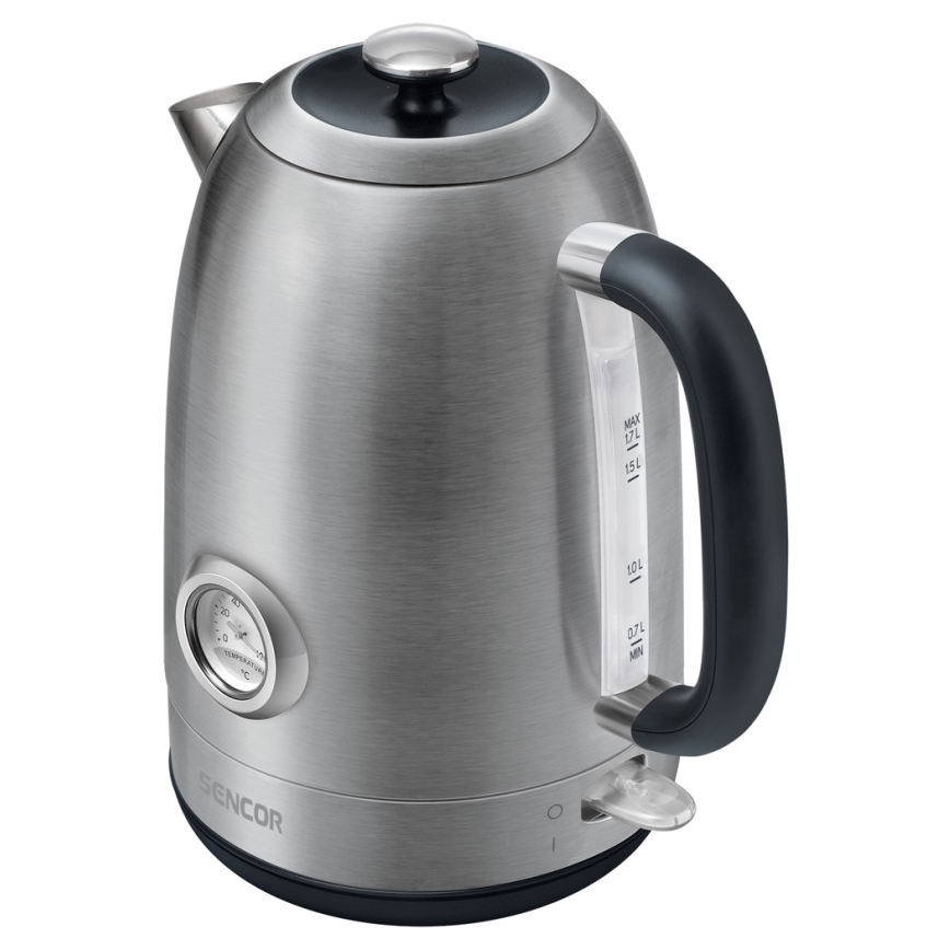 Sencor - Vedenkeitin 1,7 l 2200W/230V ruostumaton teräs