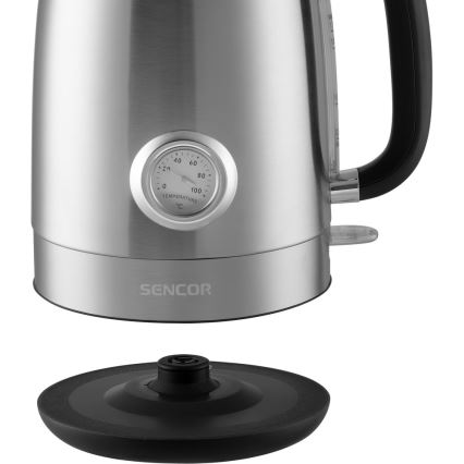 Sencor - Vedenkeitin 1,7 l 2200W/230V ruostumaton teräs