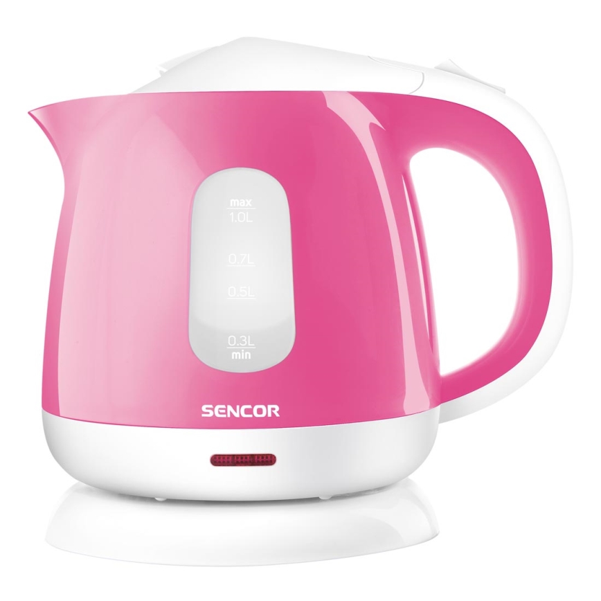 Sencor - Vedenkeitin 1 l 1100W/230V pinkki