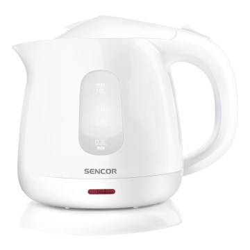 Sencor - Vedenkeitin 1 l 1100W/230V valkoinen