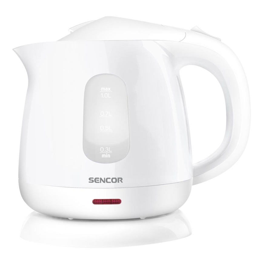 Sencor - Vedenkeitin 1 l 1100W/230V valkoinen