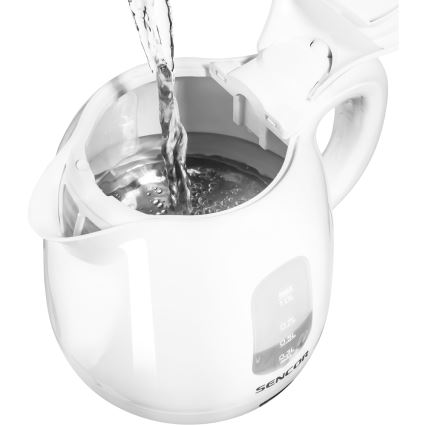 Sencor - Vedenkeitin 1 l 1100W/230V valkoinen