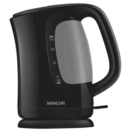 Sencor - Vedenkeitin  2,5 l 2200W/230V musta