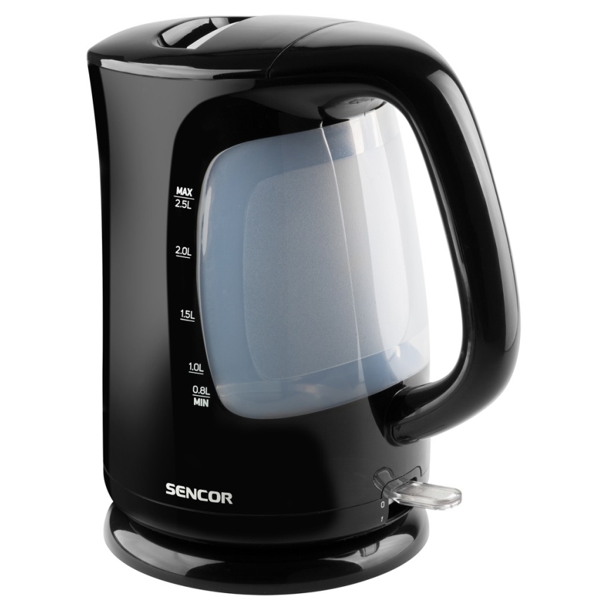 Sencor - Vedenkeitin  2,5 l 2200W/230V musta