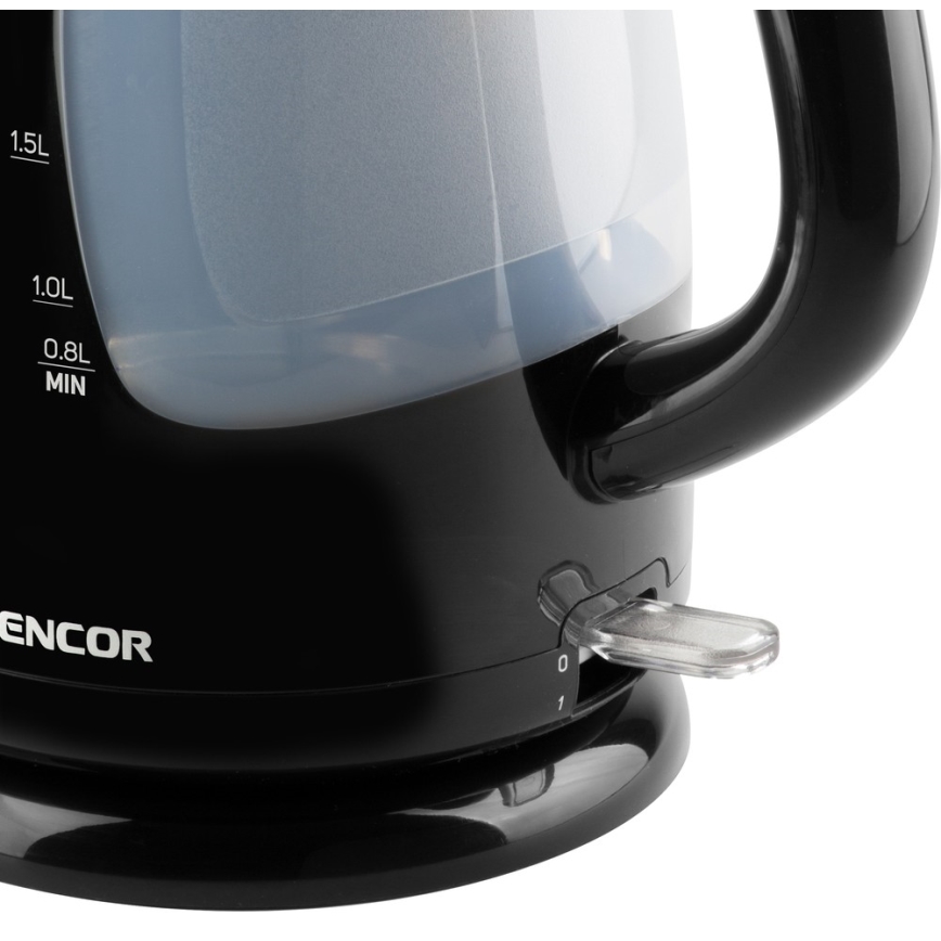 Sencor - Vedenkeitin  2,5 l 2200W/230V musta