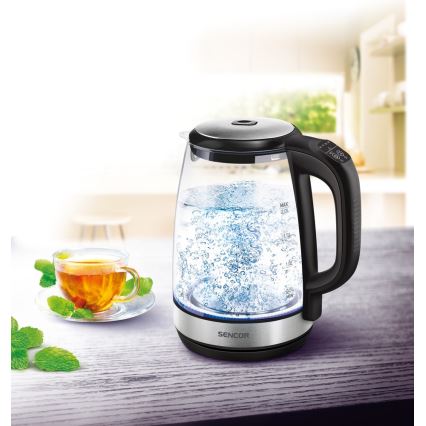 Sencor - Vedenkeitin lämpösäätimellä 2 l 2200W/230V