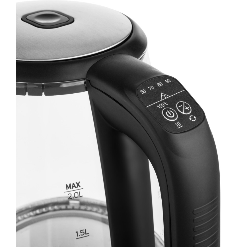 Sencor - Vedenkeitin lämpösäätimellä 2 l 2200W/230V