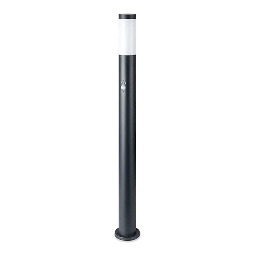 Sensorilla varustettu ulkovalaisin 1xE27 / 60W / 230V IP44 110cm harmaa
