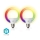 SET 2xLED RGBW himmennettävä polttimo E27/9W Wi-Fi 2700-6500K