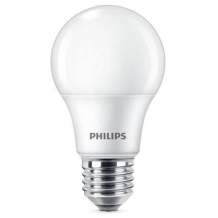 SET 3x LED-polttimo Philips A60 E27/8W/230V 6500K
