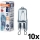 Setti 10 kpl uunilamppuja HALOPIN G9/40W/230V 2700K - Osram