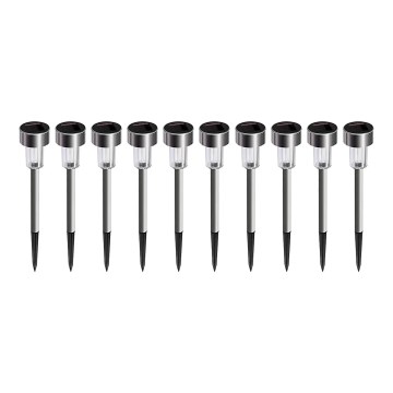 SETTI 10x LED-aurinkolamppu LED/0,06W/1,2V 6000K IP44