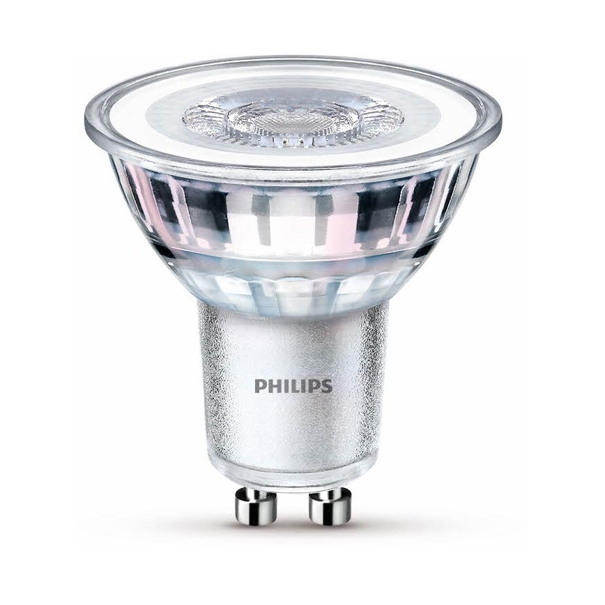 SETTI 10x LED-polttimo Philips GU10/4,6W/230V 2700K