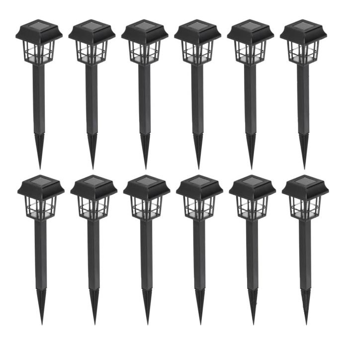 SETTI 12x LED-aurinkolamppu LED/0,06W/1,2V 6500K IP44