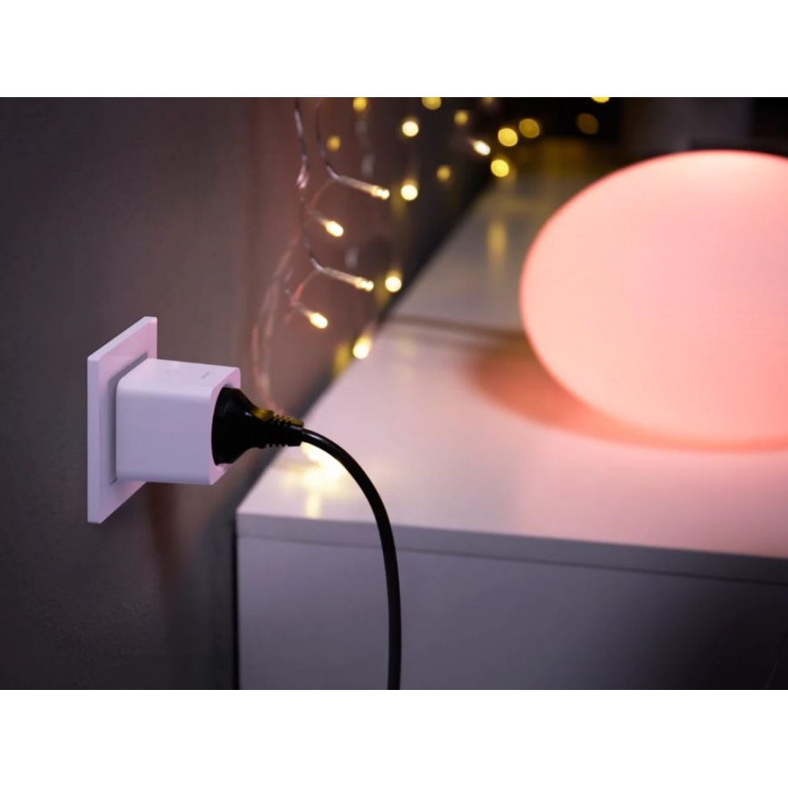 SETTI 2x Älykäs pistoke Philips Hue Älykäs pistoke EU SCHUKO