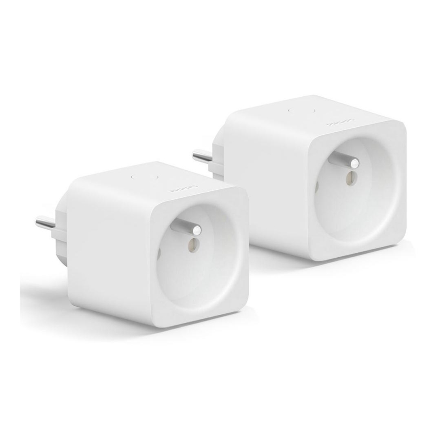 SETTI 2x Älykäs pistoke Philips Hue Smart plug