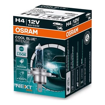SETTI 2x Autopolttimo COOL SININEN H4 P43t/60/55W/12V 5000K - Osram
