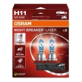 SETTI 2x Autopolttimo NIGHT BREAKER H11 PGJ19-2/55W/12V - Osram