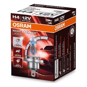SETTI 2x Autopolttimo NIGHT BREAKER H4 P43t/60/55W/12V 3900K - Osram