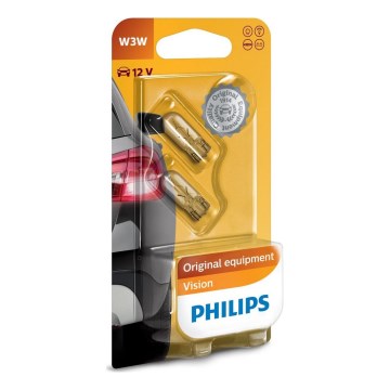 SETTI 2x Autopolttimo Philips VISION 12256B2 W2,1x9,5d/3W/12V