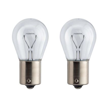 SETTI 2x Autopolttimo Philips VISION 12498B2 P21W BA15s/21W/12V
