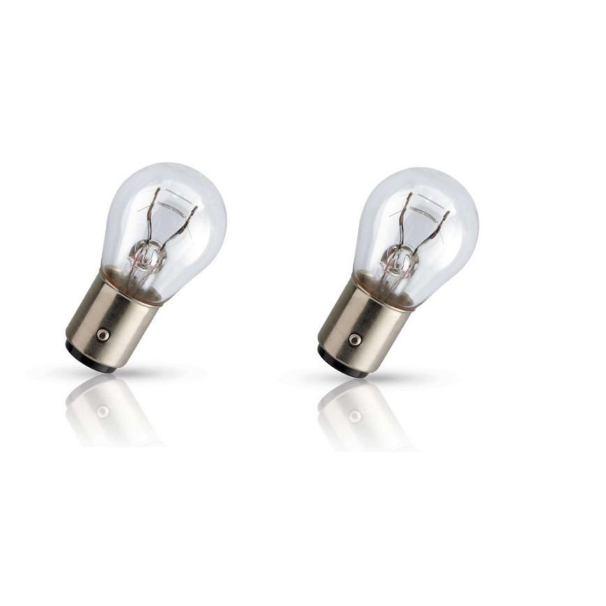 SETTI 2x Autopolttimo Philips VISION 12594B2 BAZ15d/4W/12V