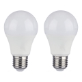 SETTI 2x Himmennettävä LED-polttimo A60 E27/9W/230V 6400K