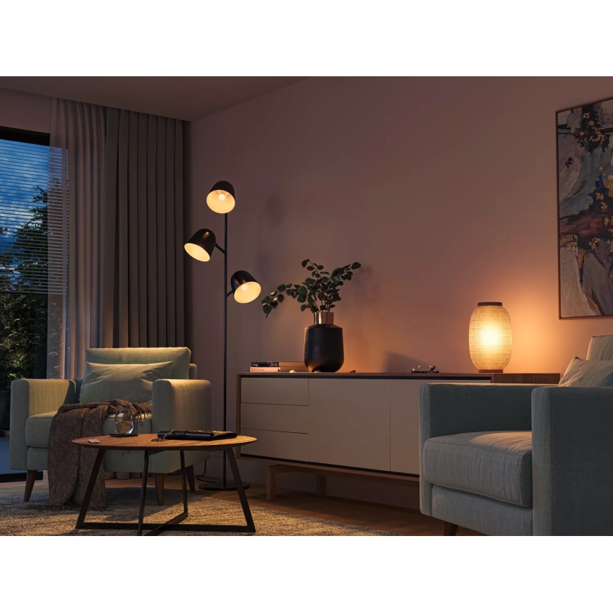 SETTI 2x Himmennettävä LED-polttimo Philips Hue WHITE AMBIANCE P45 E14/5,1W/230V 2200-6500K
