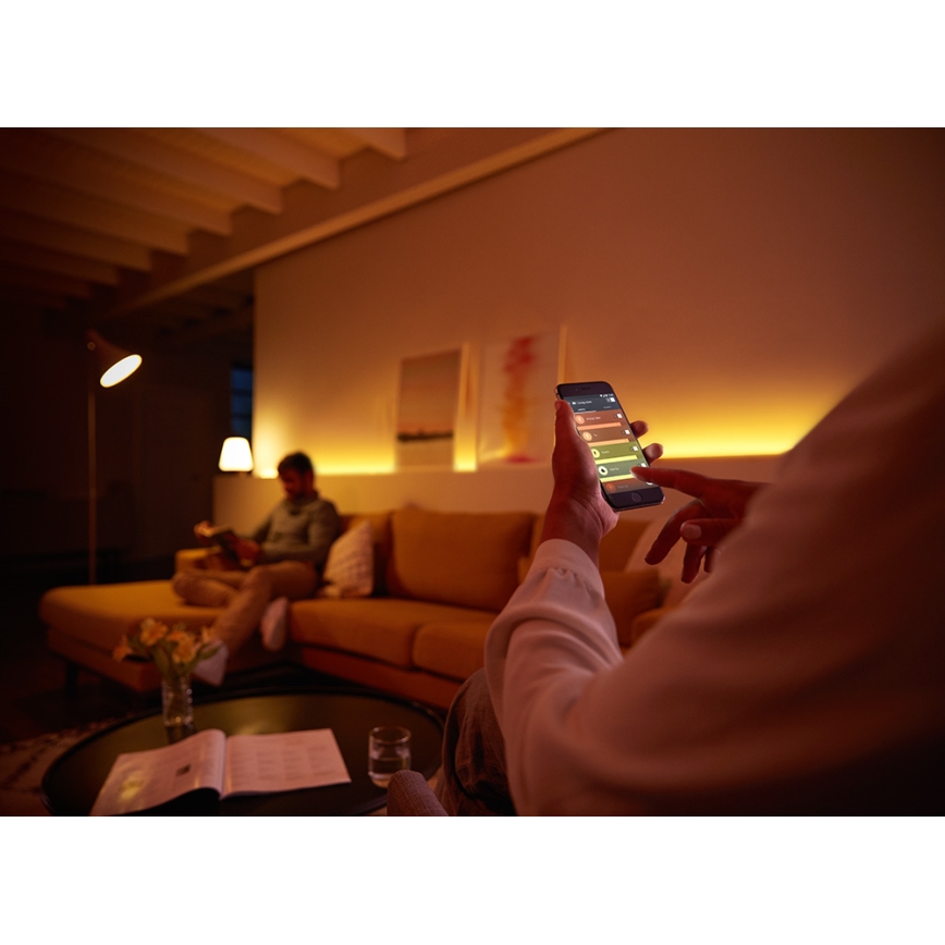 SETTI 2x Himmennettävä LED-polttimo Philips Hue WHITE E14/5,5W/230V 2700K