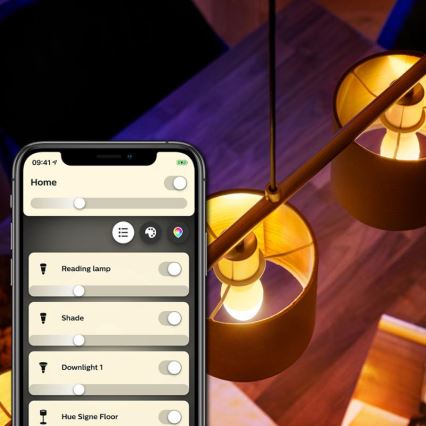 SETTI 2x Himmennettävä LED-polttimo Philips Hue WHITE E14/5,5W/230V 2700K