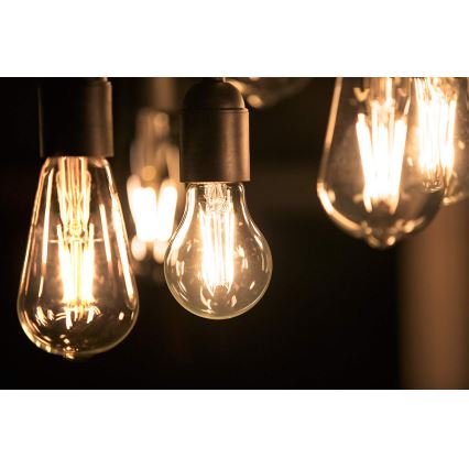 SETTI 2x Himmennettävä LED-polttimo VINTAGE Philips ST64 E27/4,2W/230V 2200K