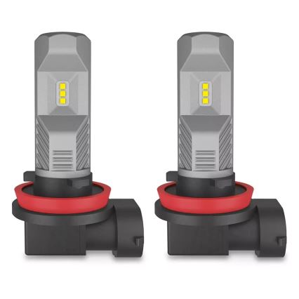 SETTI 2x LED Autopolttimo H8/H11/H16 PGJ19-X/8,2W/12V 6000K - Osram