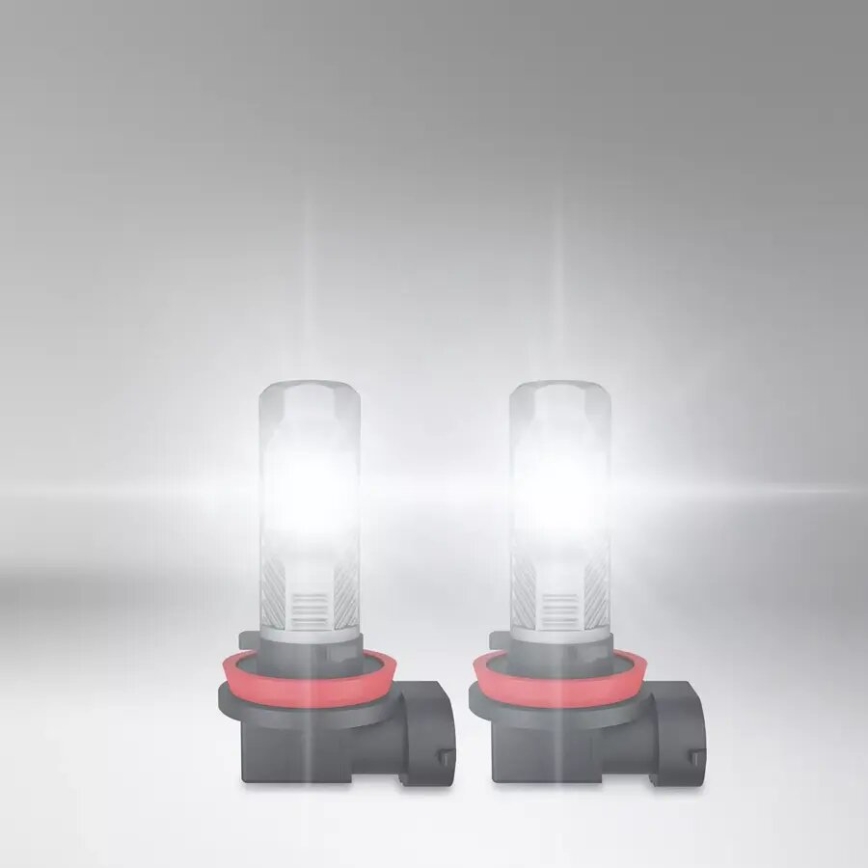 SETTI 2x LED Autopolttimo H8/H11/H16 PGJ19-X/8,2W/12V 6000K - Osram
