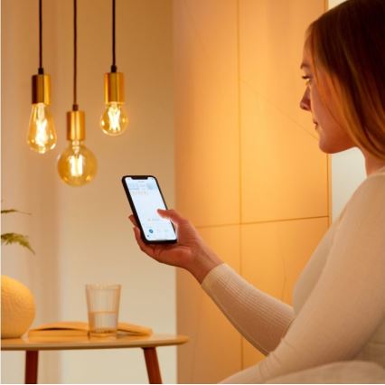 SETTI 2x LED Himmennettävä polttimo VINTAGE FILAMENT ST64 E27/6,7W/230V 2000-5000K Wi-Fi - WiZ