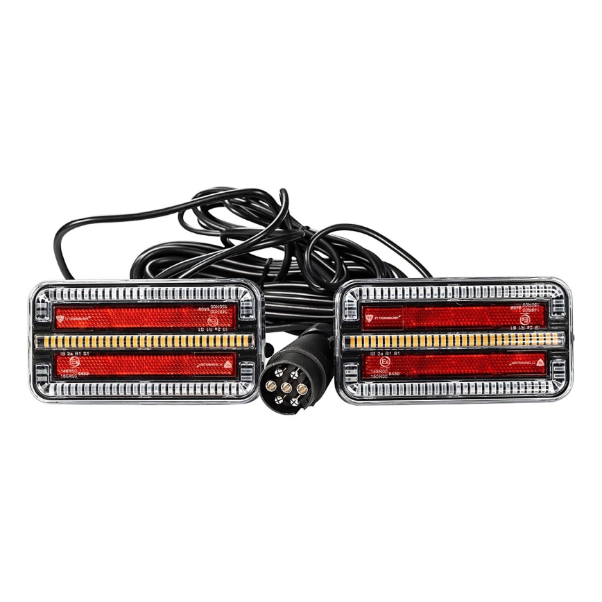 SETTI 2x LED Perävaunun valo 7,5m kaapeli LED/12-24V IP65