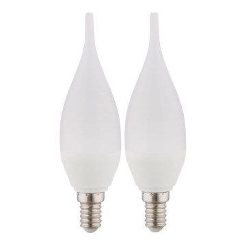 SETTI 2x LED-polttimo E14/3W/230V 3000K - Globo
