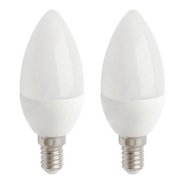 SETTI 2x LED-polttimo E14/5,5W/230V 2700K - Attralux