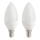 SETTI 2x LED-polttimo E14/5,5W/230V 2700K - Attralux