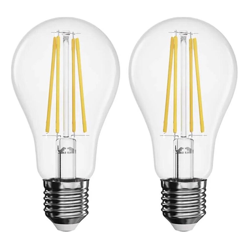 SETTI 2x LED-polttimo FILAMENT A60 E27/5,9W/230V 2700K
