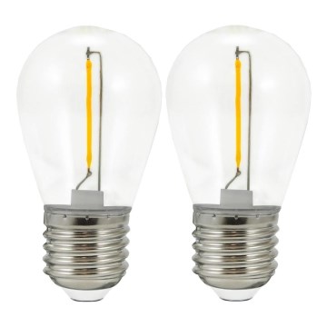 SETTI 2x LED Polttimo PARTY E27/0,3W/36V