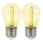 SETTI 2x LED-polttimo PARTY E27/0,3W/36V keltainen