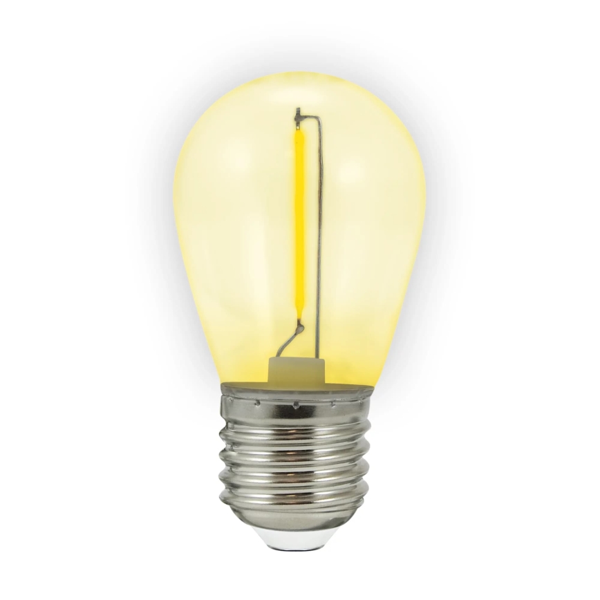 SETTI 2x LED-polttimo PARTY E27/0,3W/36V keltainen