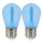 SETTI 2x LED-polttimo PARTY E27/0,3W/36V sininen