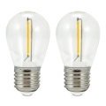 SETTI 2x LED-polttimo PARTY E27/0,5W/36V