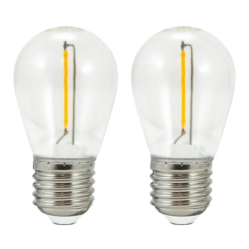 SETTI 2x LED-polttimo PARTY E27/0,5W/36V