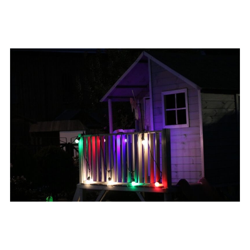 SETTI 2x LED-polttimo PARTY E27/0,5W/36V sininen