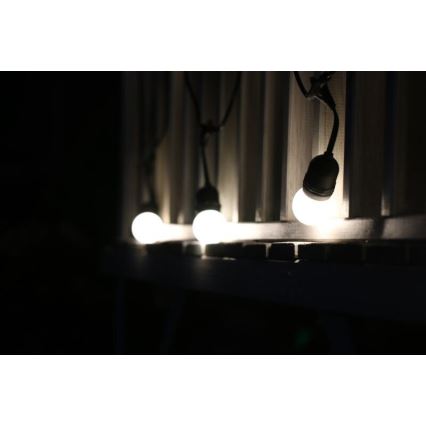 SETTI 2x LED-polttimo PARTY E27/0,5W/36V valkoinen