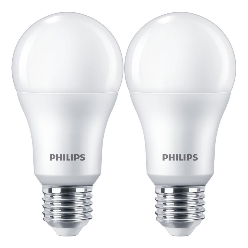 SETTI 2x LED-polttimo Philips A67 E27/13W/230V 4000K