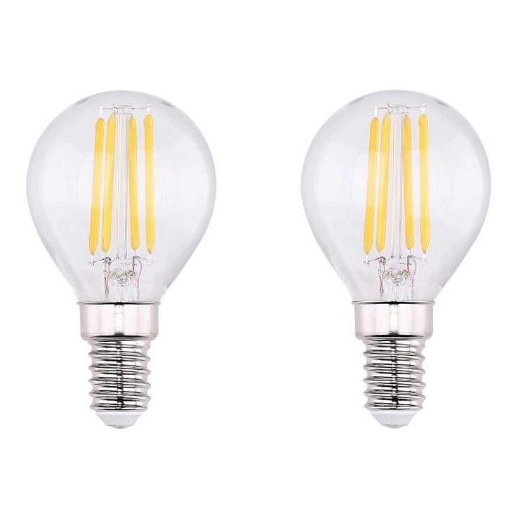 SETTI 2x LED-polttimo VINTAGE E14/4W/230V 2700K - Globo 10589-2K