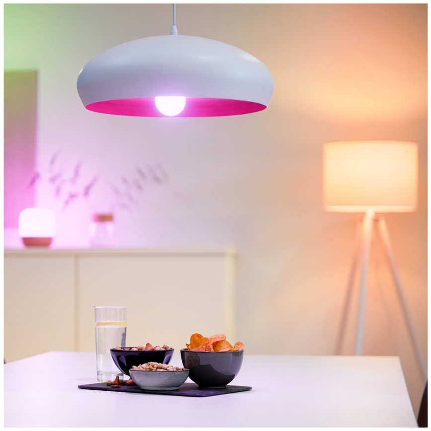 SETTI 2x LED RGBW Himmennettävä polttimo A60 E27/8,5W/230V 2200-6500K Wi-Fi + kauko-ohjaus - WiZ